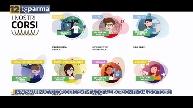 A PARMA UN NUOVO CORSO DI CREATIVITÀ DIGITALE. ISCRIZIONI FINO AL 25 OTTOBRE | A PARMA UN NUOVO CORSO DI CREATIVITÀ DIGITALE. ISCRIZIONI FINO AL 25 OTTOBRE