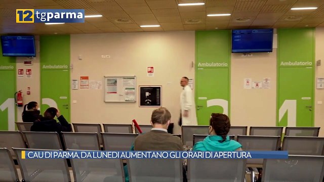 CAU DI PARMA, DA LUNEDI AUMENTANO GLI ORARI DI APERTURA | CAU DI PARMA, DA LUNEDI AUMENTANO GLI ORARI DI APERTURA