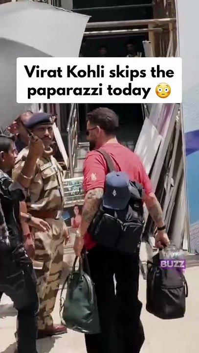 Spotted: Virat Kohli skips the paparazzi today