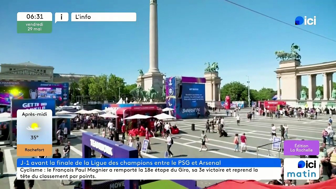 29/05/2026 - ici matin par ici La Rochelle en vidéo
