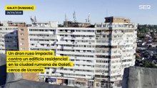 Dos heridos tras el impacto de un dron contra un edificio residencial en Rumanía