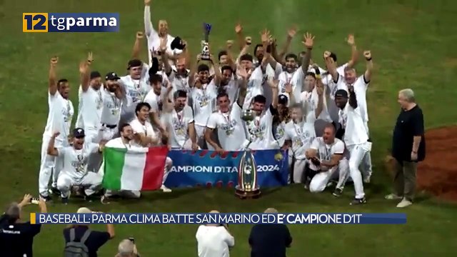 BASEBALL: PARMA CLIMA BATTE SAN MARINO ED E' CAMPIONE D'ITALIA | BASEBALL: PARMA CLIMA BATTE SAN MARINO ED E' CAMPIONE D'ITALIA