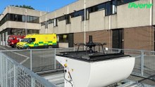 Appui à la zone de secours Wapi : une station avec un drone privé à la caserne de Mouscron