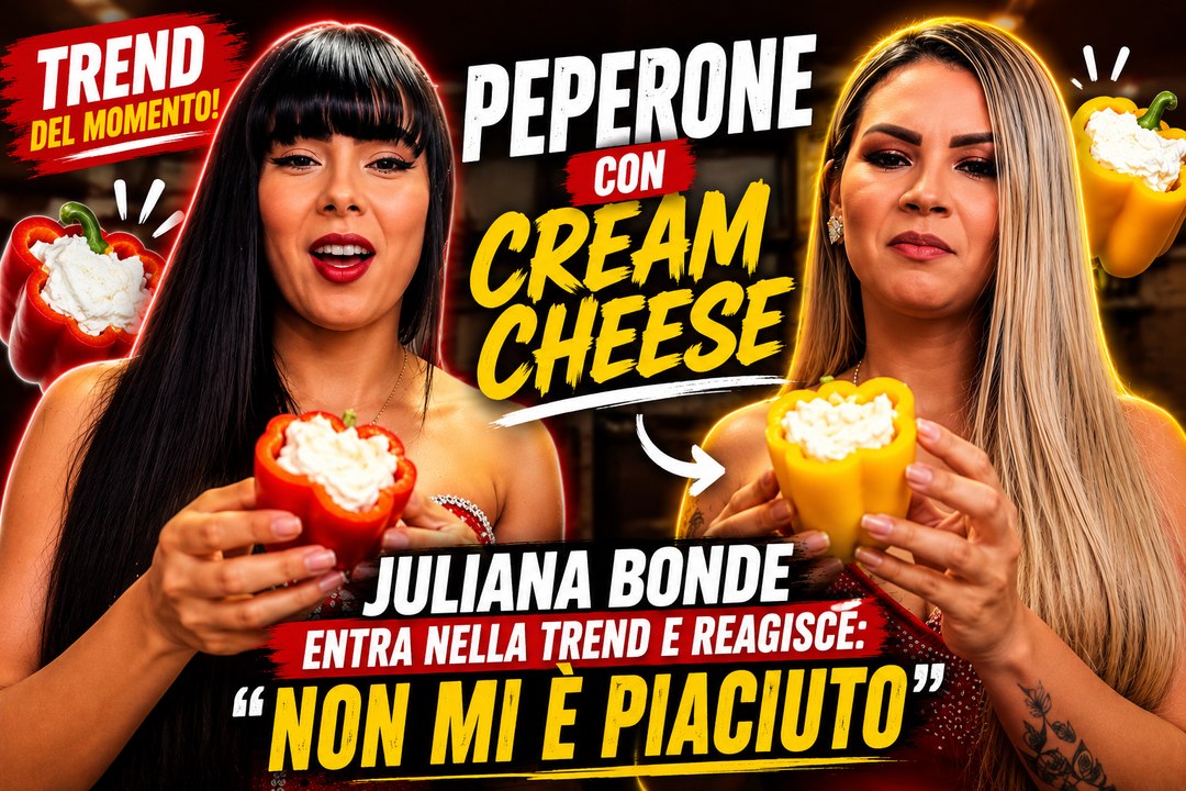Juliana Bonde partecipa alla trend del peperone con cream cheese e reagisce: “Non mi è piaciuto”