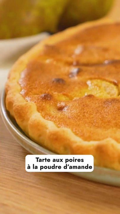 Tarte aux poires à la poudre d'amande