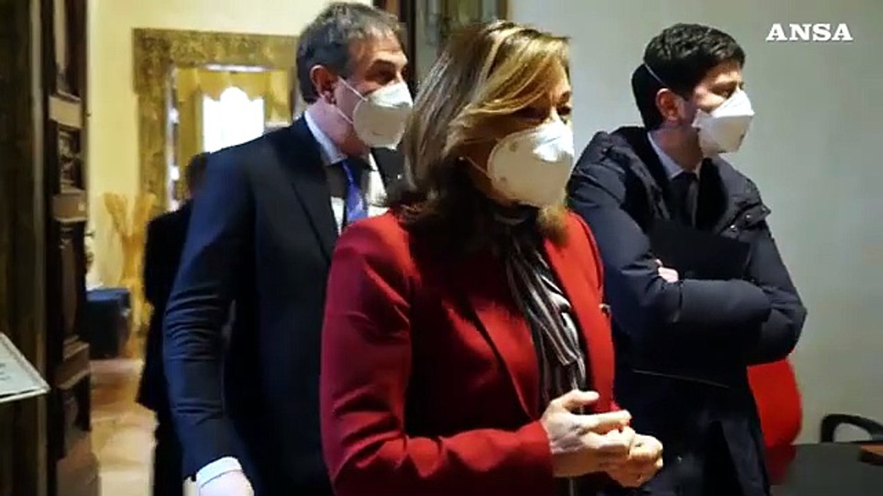 Umbria, il ministro Speranza in visita: "Zone rosse necessarie per tornare alla normalita'"