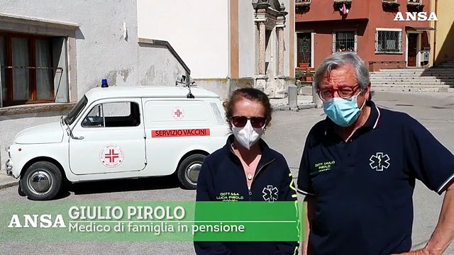 Belluno, servizio vaccinazione a domicilio con la vecchia 500
