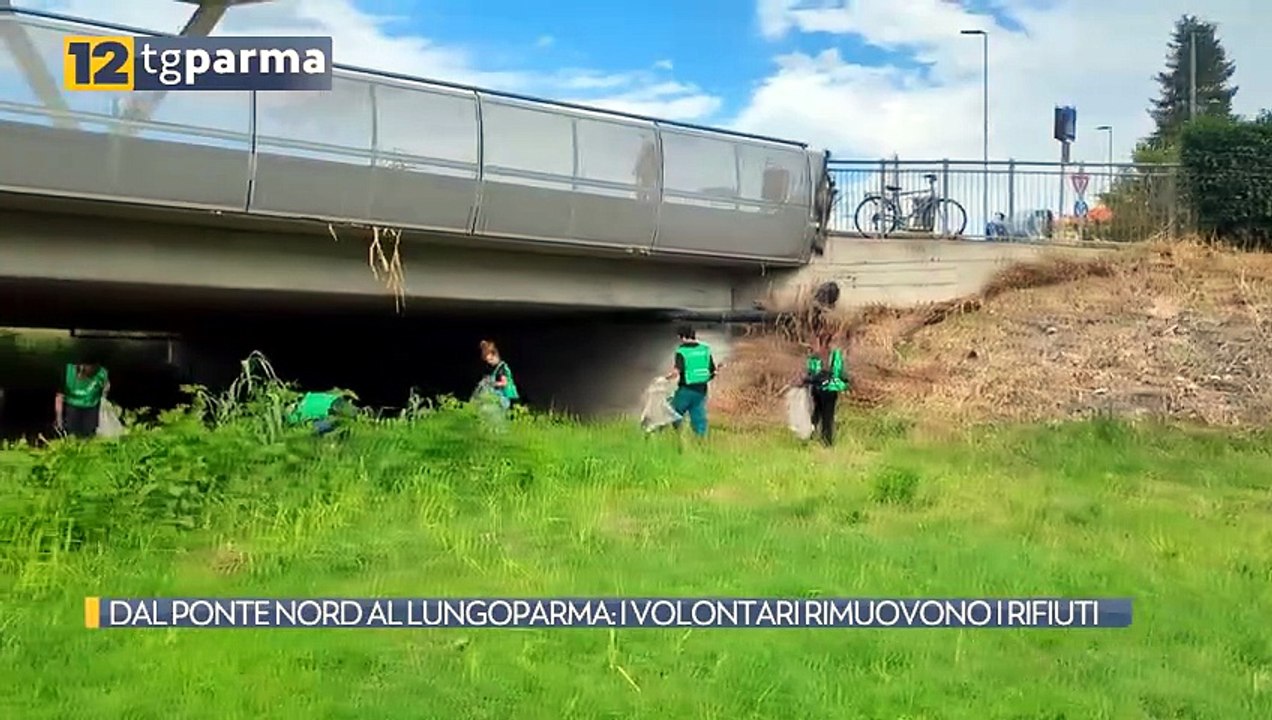 DAL PONTE NORD AL LUNGOPARMA: I VOLONTARI RIMUOVONO I RIFIUTI | DAL PONTE NORD AL LUNGOPARMA: I VOLONTARI RIMUOVONO I RIFIUTI
