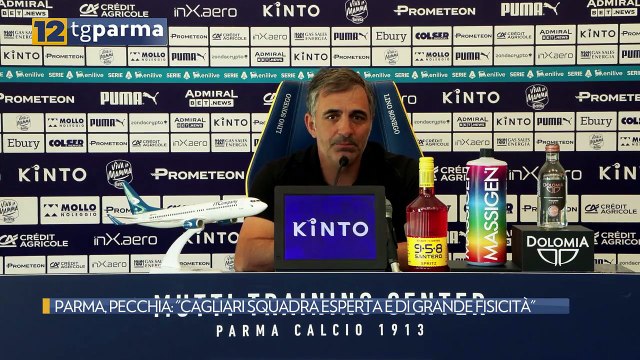 PARMA, PECCHIA: CAGLIARI SQUADRA ESPERTA E DI GRANDE FISICITÀ | PARMA, PECCHIA: CAGLIARI SQUADRA ESPERTA E DI GRANDE FISICITÀ