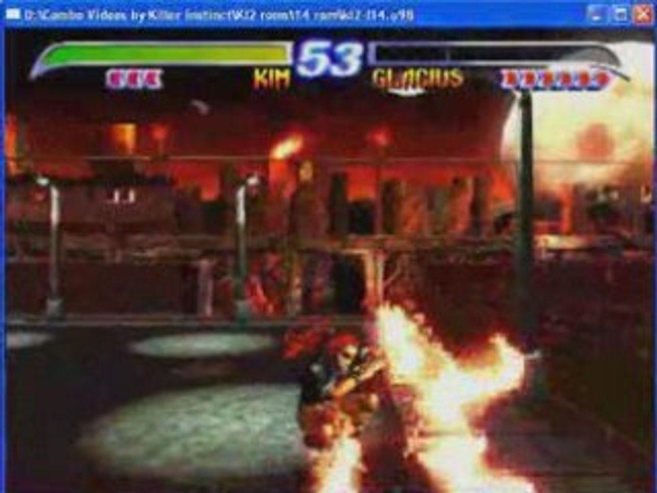 Killer Instinct 2 Arcade Kim Wu 78 hits