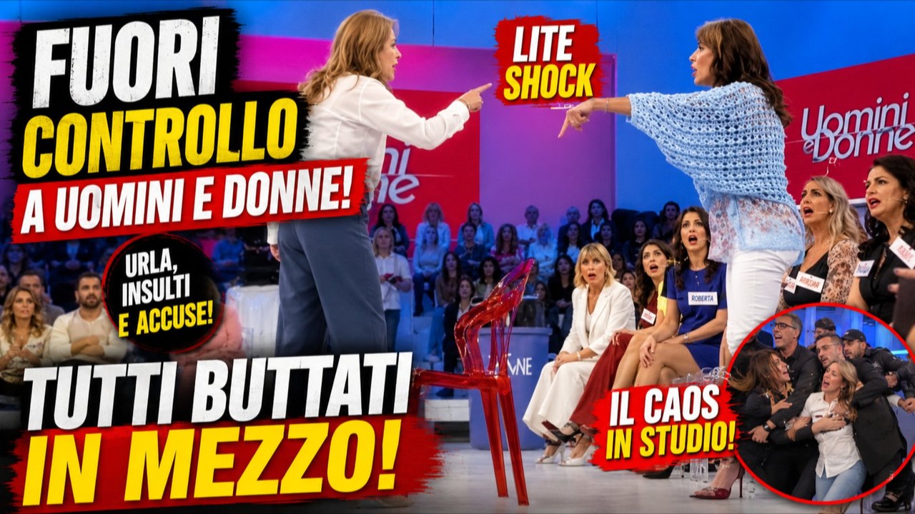 Fuori controllo a Uomini e Donne, tutti buttati in mezzo