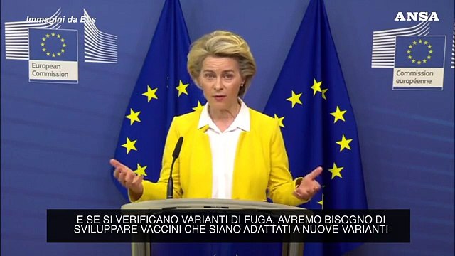 Covid, Von der Leyen: Avviati negoziati per terzo contratto con Biontech Pfizer