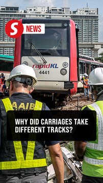 LRT derailment: Initial probe points to possible issue with track-switching system