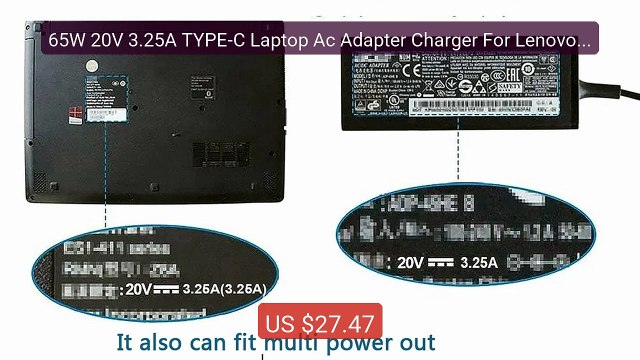 65W 20V 3.25A TYPE-C Laptop Ac Adapter Charger For Lenovo I... Top Pick 2026 | Unbeatable Price!