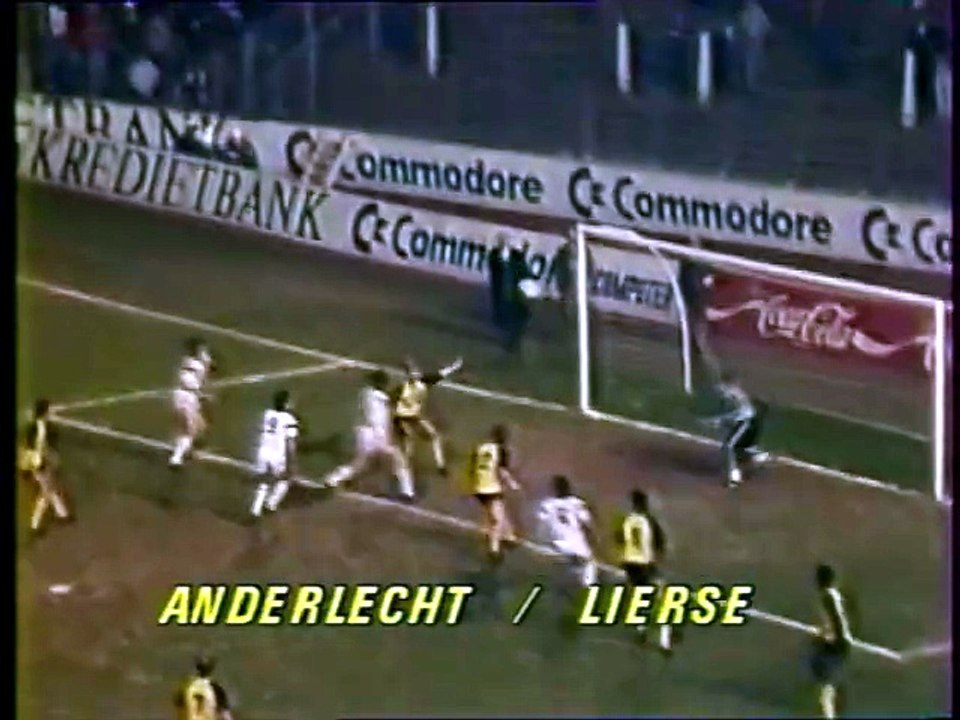 ANDERLECHT - LIERSE - 1986 - SAISON 1985/1986 -