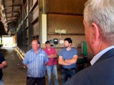 Saint-Marcellin-en-Forez : le nouveau pr&eacute;fet de la Loire &agrave; la rencontre du monde agricole