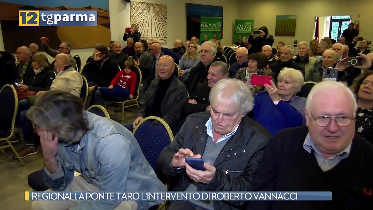 REGIONALI, A PONTE TARO L'INTERVENTO DI ROBERTO...