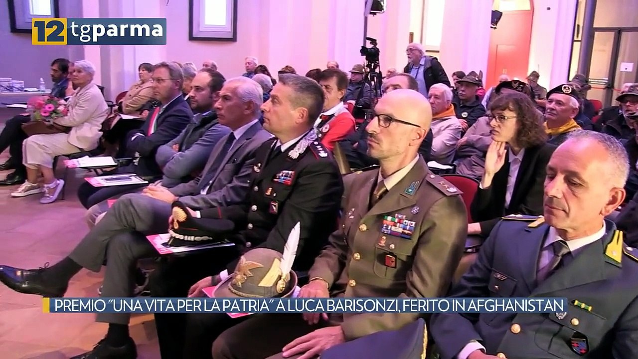 PREMIO "UNA VITA PER LA PATRIA" A LUCA BARISONZI, FERITO IN AFGHANISTAN | PREMIO "UNA VITA PER LA PATRIA" A LUCA BARISONZI, FERITO IN AFGHANISTAN