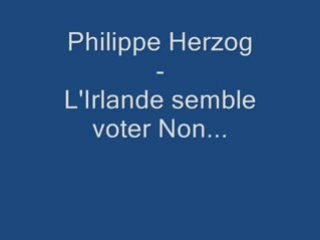 Philippe Herzog - Paroles d'Européens - Non en Irlande
