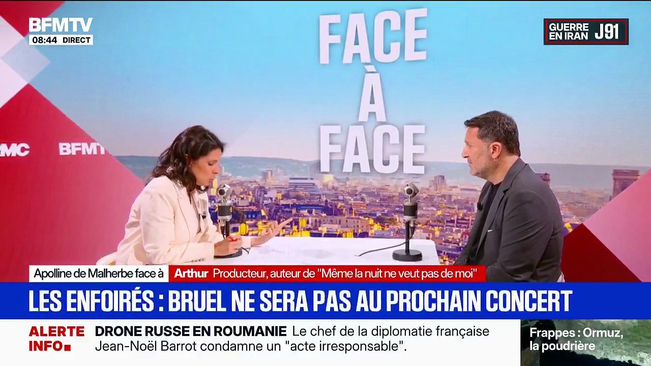 Arthur critique la décision de Nagui de supprimer les chansons de Patrick Bruel du catalogue de "N'oubliez pas les paroles"