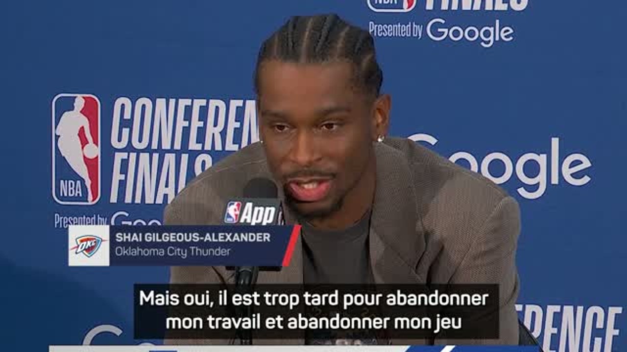 OKC - SGA : "Je ne suis pas trop sûr de pourquo...