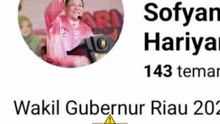 Akun Facebook Mengatasnamakan Plt Gubernur Riau