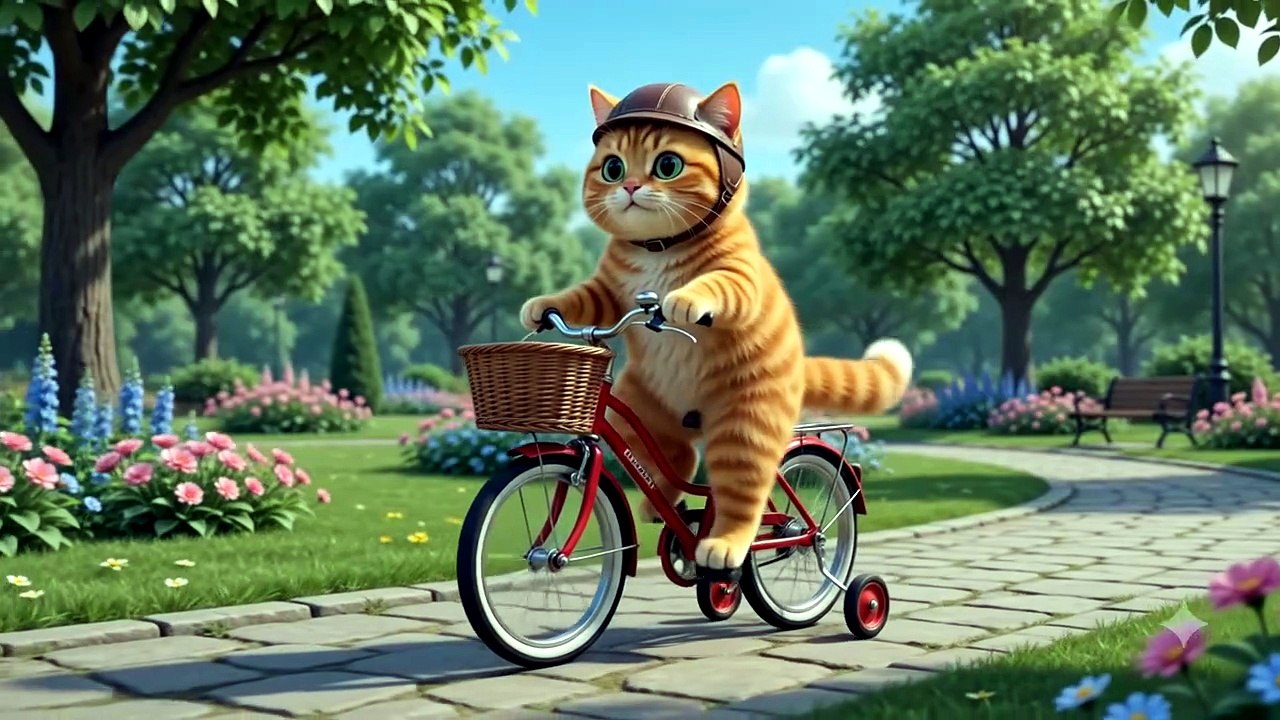 Funny cat.rider cat.
