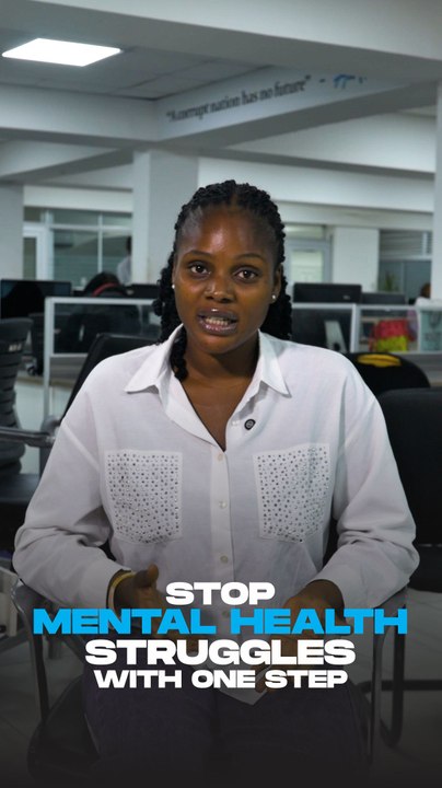 Stop mental health struggles with one step