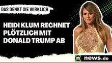 Heidi Klum: Topmodel rechnet plötzlich mit Donald Trump ab - das denkt sie wirklich