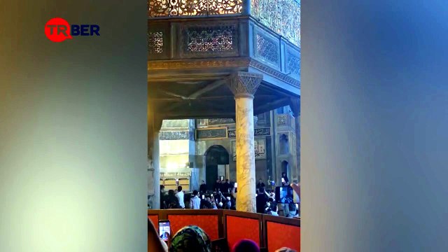Cumhurbaşkanı Erdoğan, Ayasofya-i Kebir Cami-i Şerifi'nde Kur'an-ı Kerim okudu