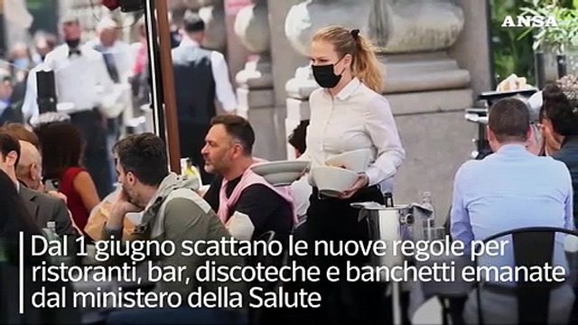 Le regole dal 1 giugno per ristoranti, banchetti e discoteche