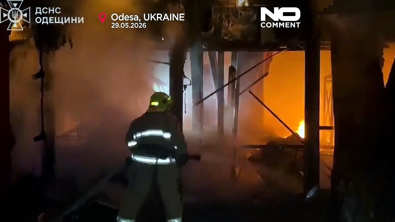 Odesa and Zaporizhzhia struck as Ukraine faces huge drone barrage