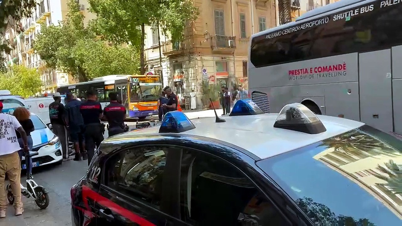 Incidente via Roma a Palermo