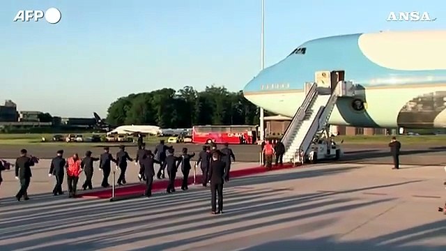 Biden e' arrivato a Bruxelles per il vertice Nato