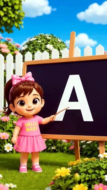 ABC Song for Kids (A-D) | Fun Alphabet Nursery Rhyme | ABCD Learning Song #abcd #kidssongs