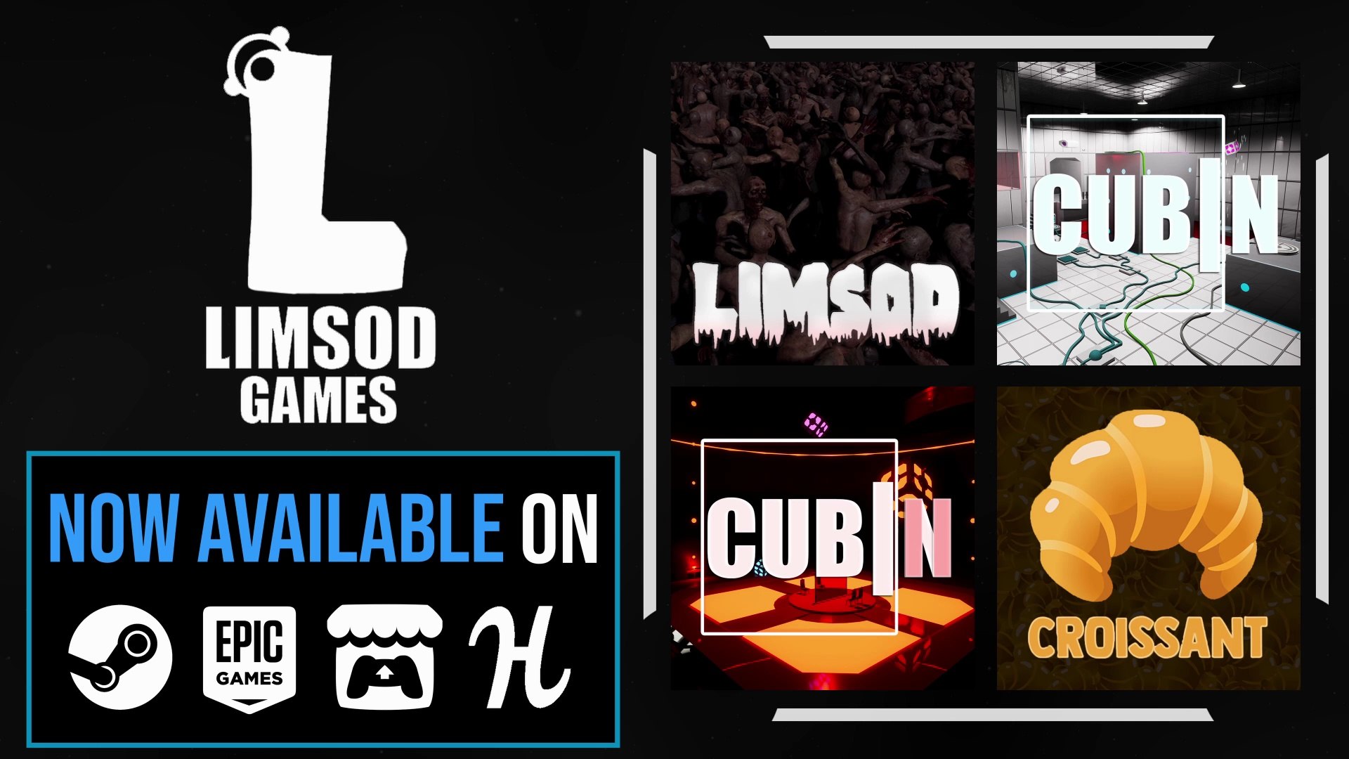 ⁣Limsod Games is coming to new platforms (Steam, Epic Games, Itch.io, Humble Bundle)