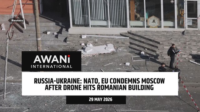 NATO, EU condemns Russia after drone hits Romanian building