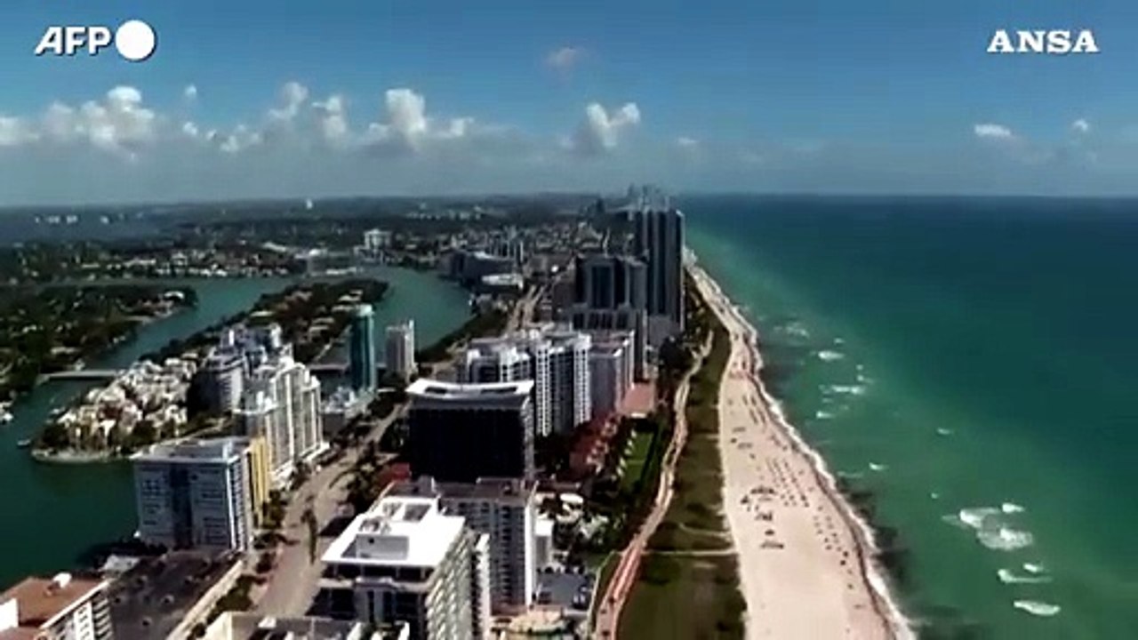 Palazzo crollato a Miami, la visuale dall'alto dell'edificio