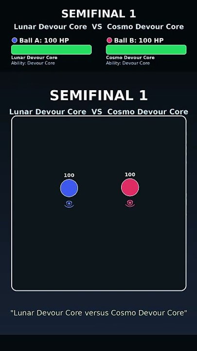 Epic Marble Race: Lunar Devour Core vs Aurora Mine Scatter | AI Physics Battle | Titan Rush Chapter