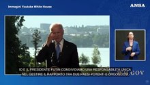 Biden: "I rapporti Usa-Russia devono essere stabili"