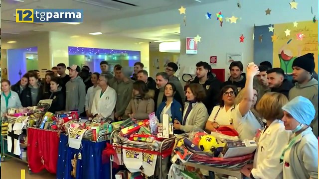 IL PARMA CALCIO HA CONSEGNATO I DONI ALL'OSPEDALE DEI BAMBINI | IL PARMA CALCIO HA CONSEGNATO I DONI ALL'OSPEDALE DEI BAMBINI
