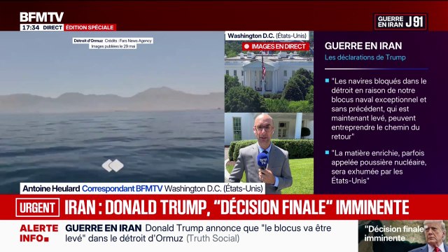 Donald Trump annonce que le blocus va être levé dans le détroit d'Ormuz