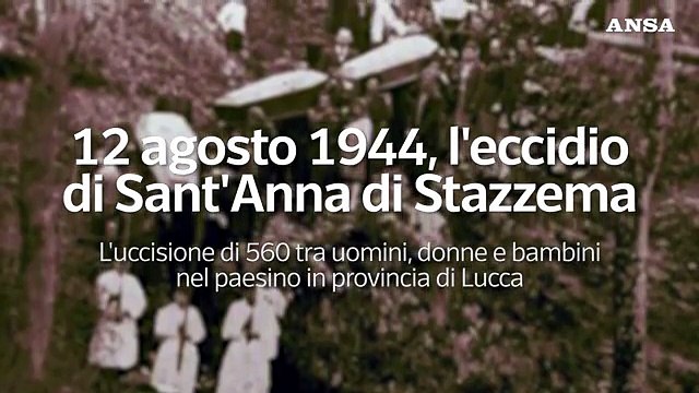 12 agosto 1944, l'eccidio di Sant'Anna di Stazzema