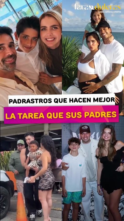 Padrastros famosos que hacen mejor la tarea que sus propios padres