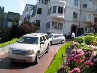 Lombard Street et skate board san fransisco