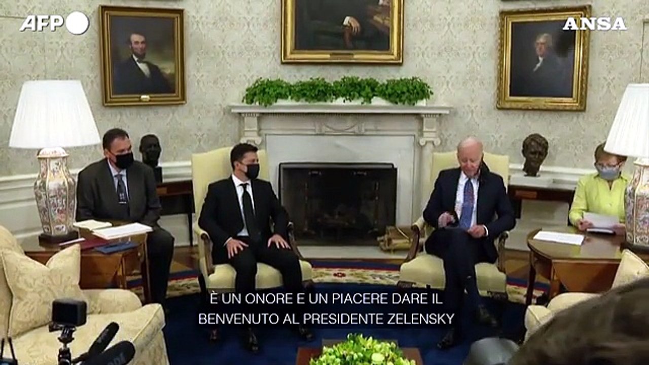 Ucraina, Biden: "Gli Usa si impegnano nel garantire la sovranita' del Paese"