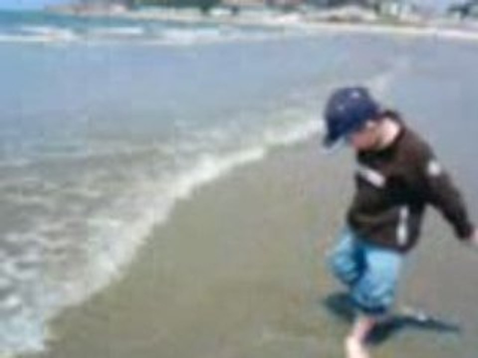 Adrien à la Plage du Havre