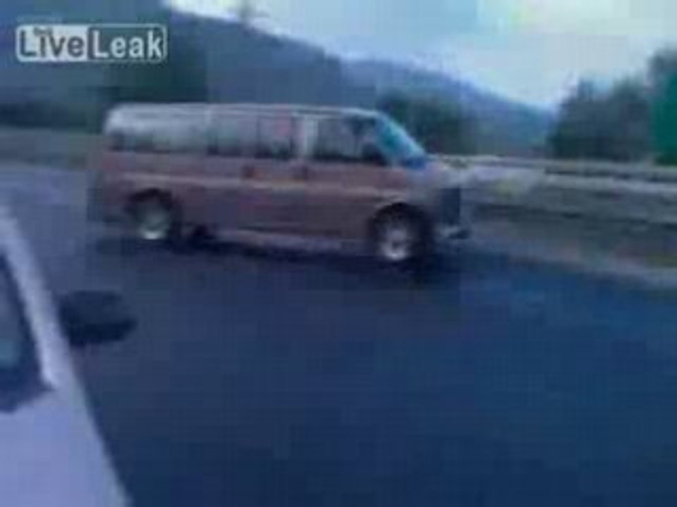 Accident sur voie rapide