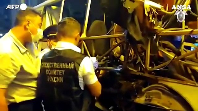 Russia, due morti e 16 feriti per l'esplosione di un autobus a Voronezh
