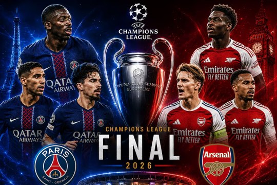 Final de la Liga de Campeones: Arsenal vs. Paris Saint-Germain